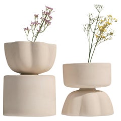 Set Of 2 Eternal Lotus Vases by Newblue