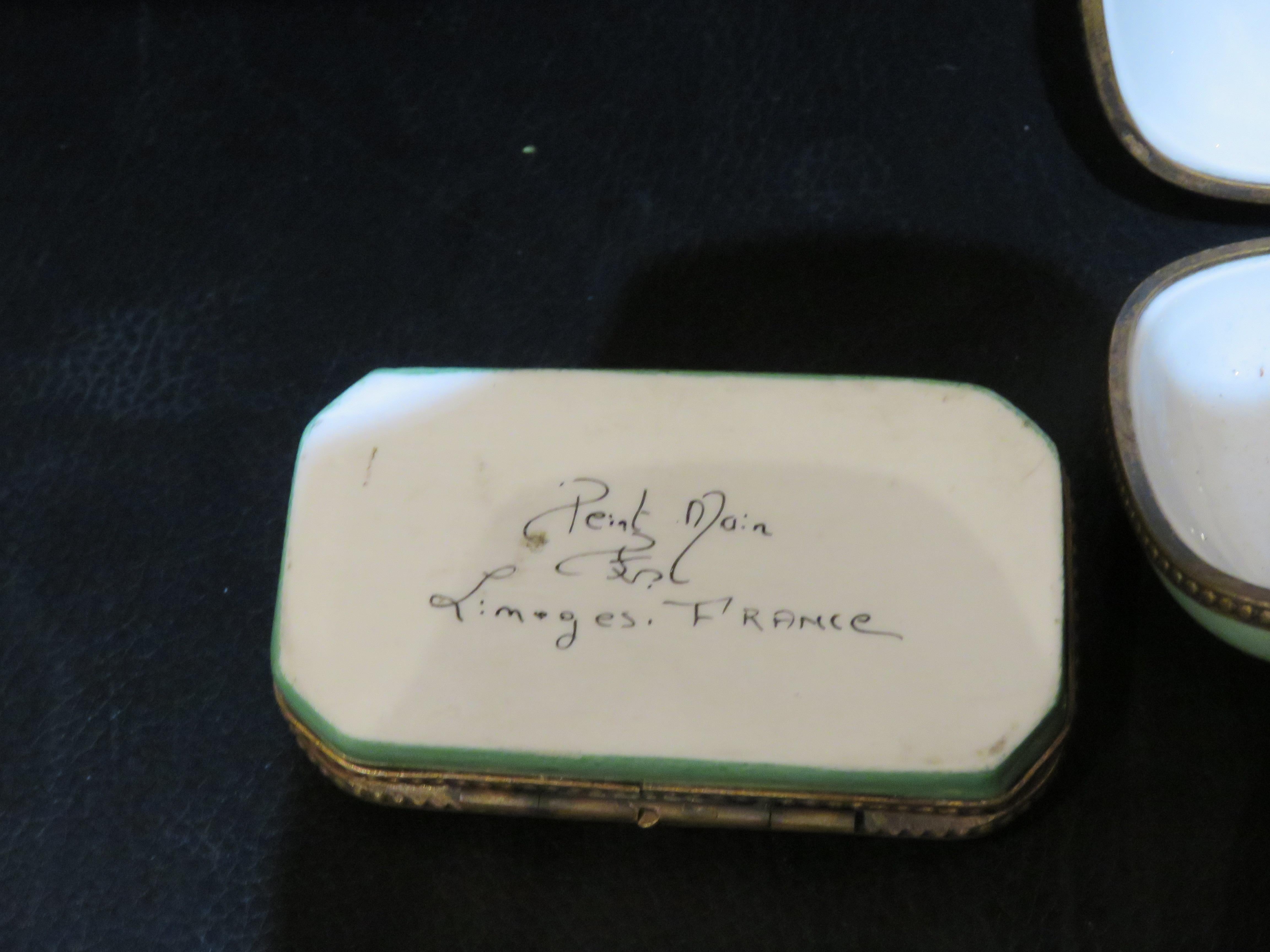 20th Century Set of 2 Exquisite Rare French Large Hot Air Balloon Limoges Boxes For Sale