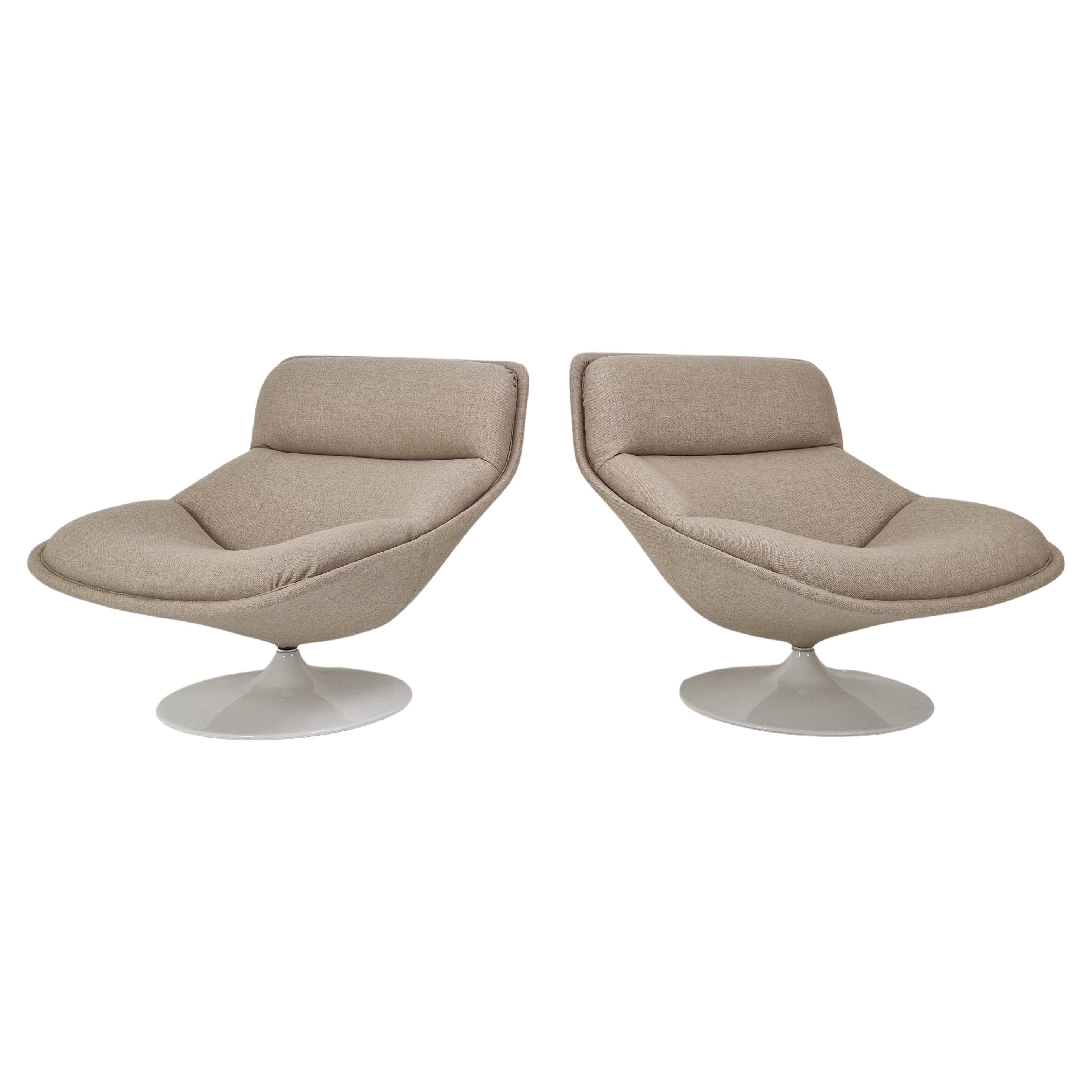 Set of 2 F517 Lounge Chairs by Geoffrey Harcourt for Artifort, 1970s