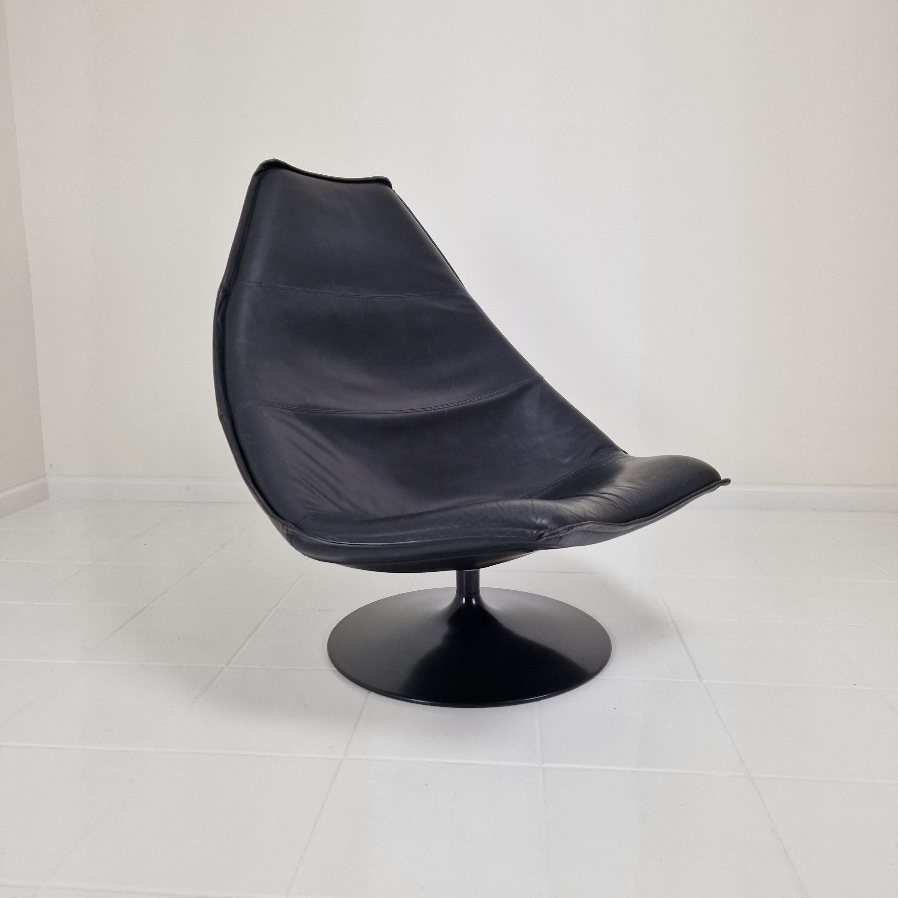 Juego de 2 Sillas de salón F585 de Geoffrey Harcourt para Artifort, años 90 en Bueno estado para la venta en Oud Beijerland, NL