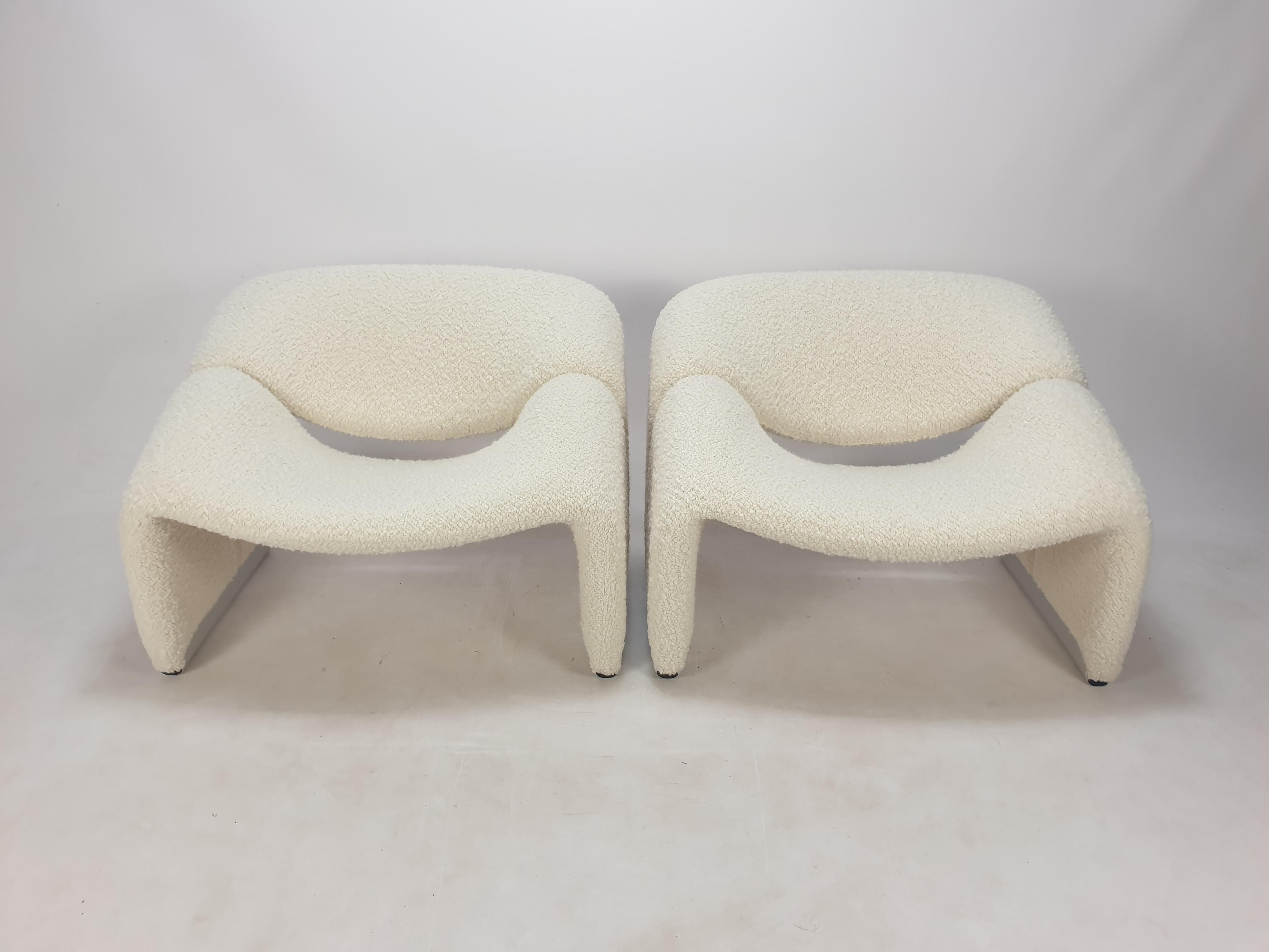 Lovely and very comfortable set of Artifort Groovy chairs (or 