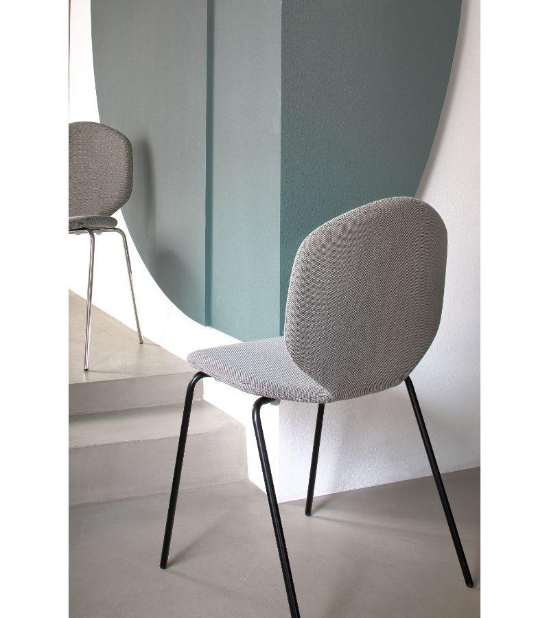 Lacquered Set of 2 Fabric LouLou Chairs by Shin Azumi