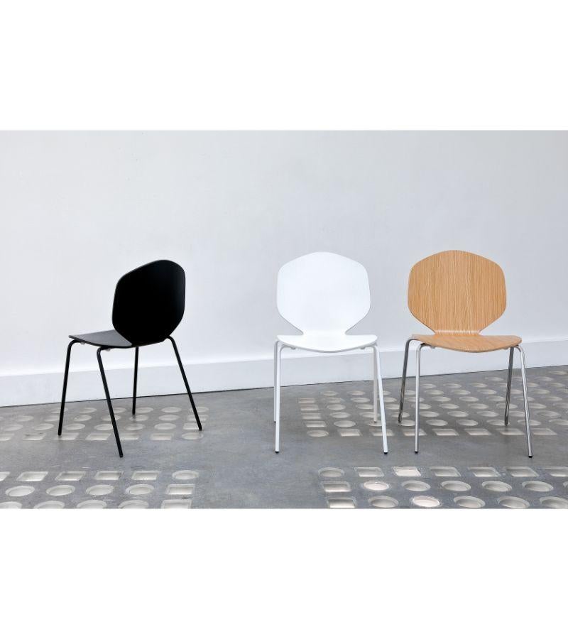 Metal Set of 2 Fabric LouLou Chairs by Shin Azumi