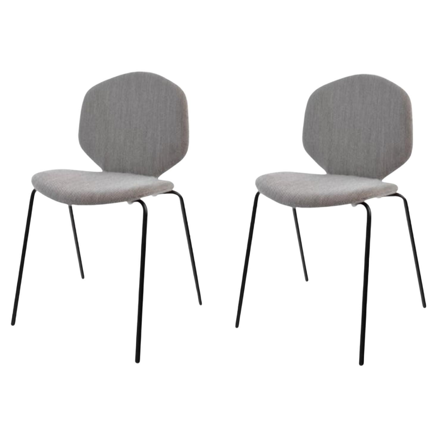 Set of 2 Fabric LouLou Chairs by Shin Azumi For Sale