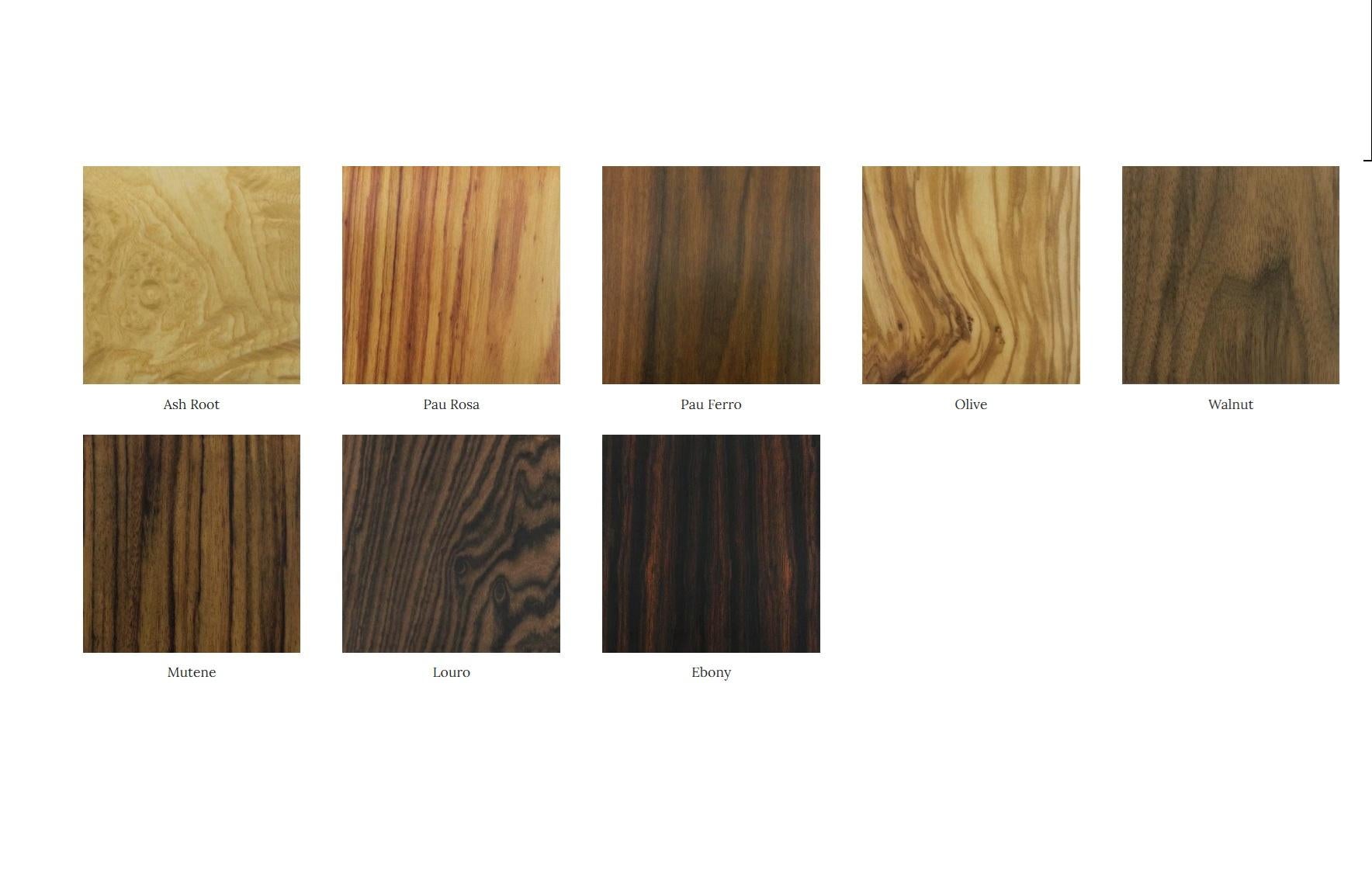 Résine Ensemble de 2 tables basses à facettes en placage de bois d'ébène de Macassar en vente