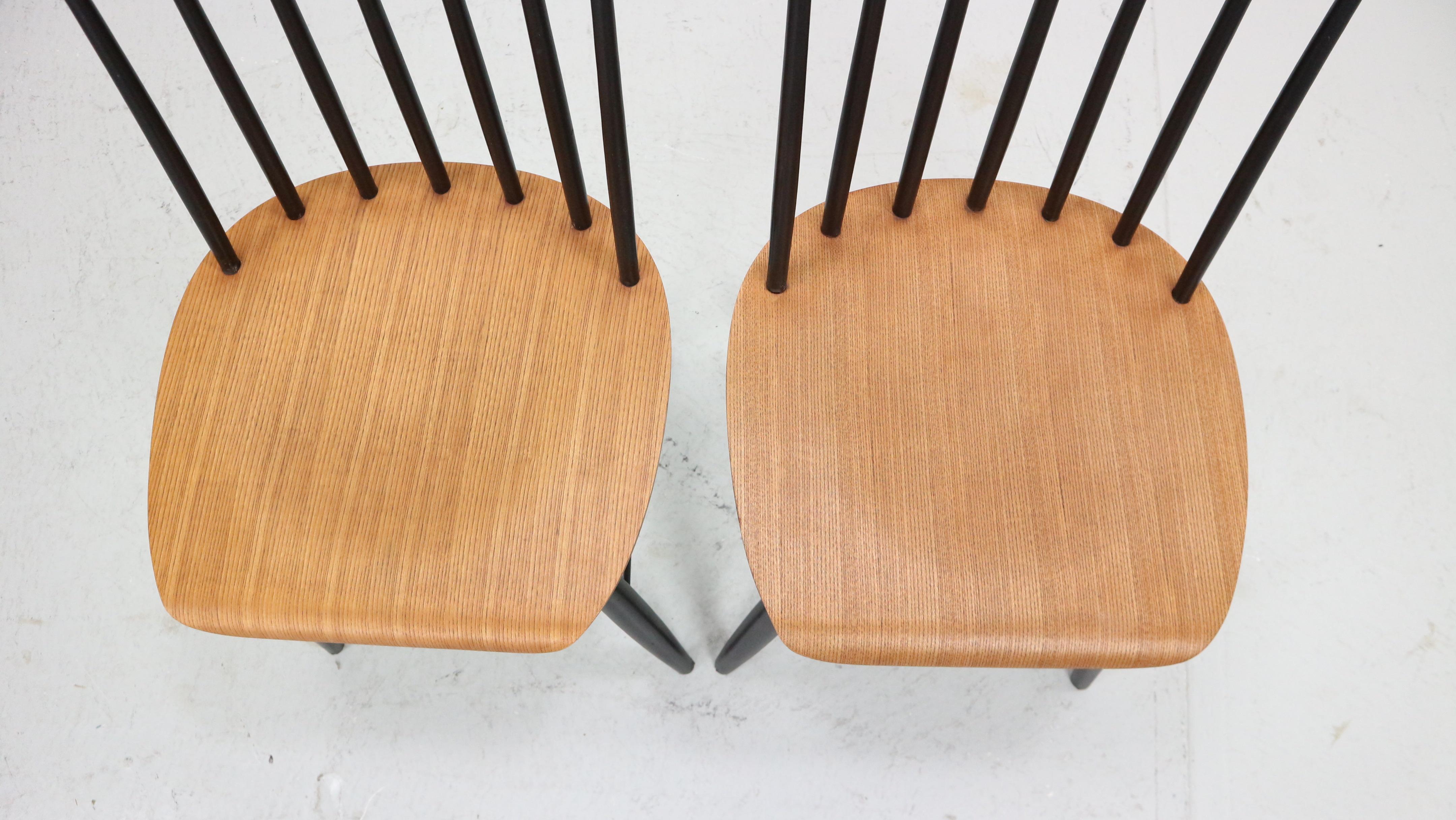 Set of 2 Fanett Dining Chairs by Ilmari Tapiovaara, Finland 4