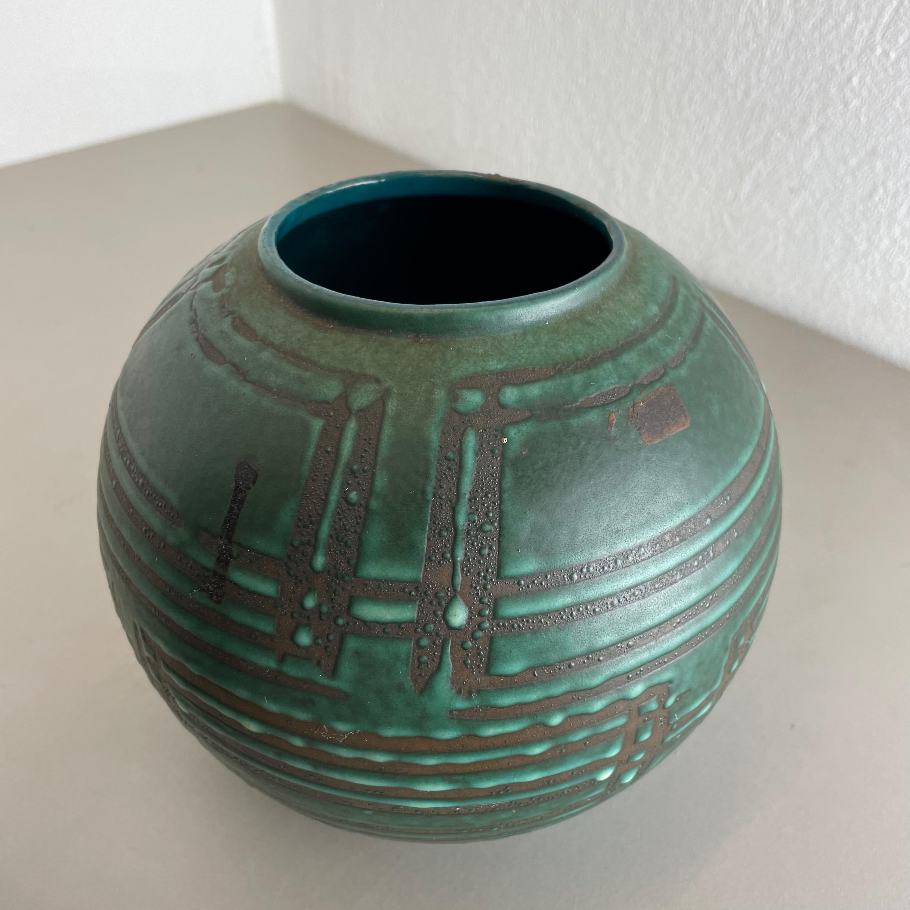 Satz von 2 Vasen aus fetter Lava-Keramik Heinz Siery Carstens Tönnieshof, Deutschland, 1970er Jahre im Angebot 5