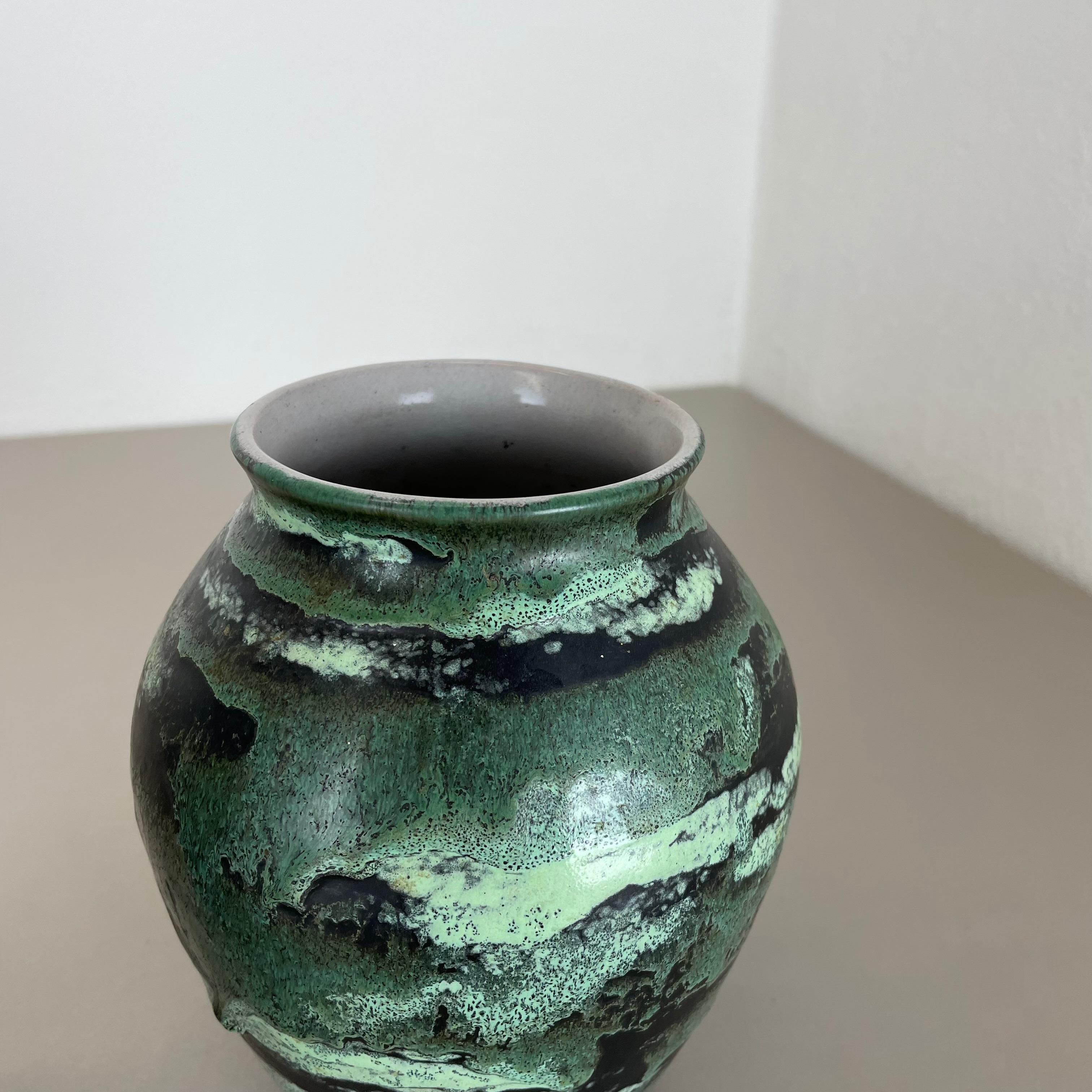 Satz von 2 Vasen aus fetter Lava-Keramik Heinz Siery Carstens Tönnieshof, Deutschland, 1970er Jahre im Angebot 6