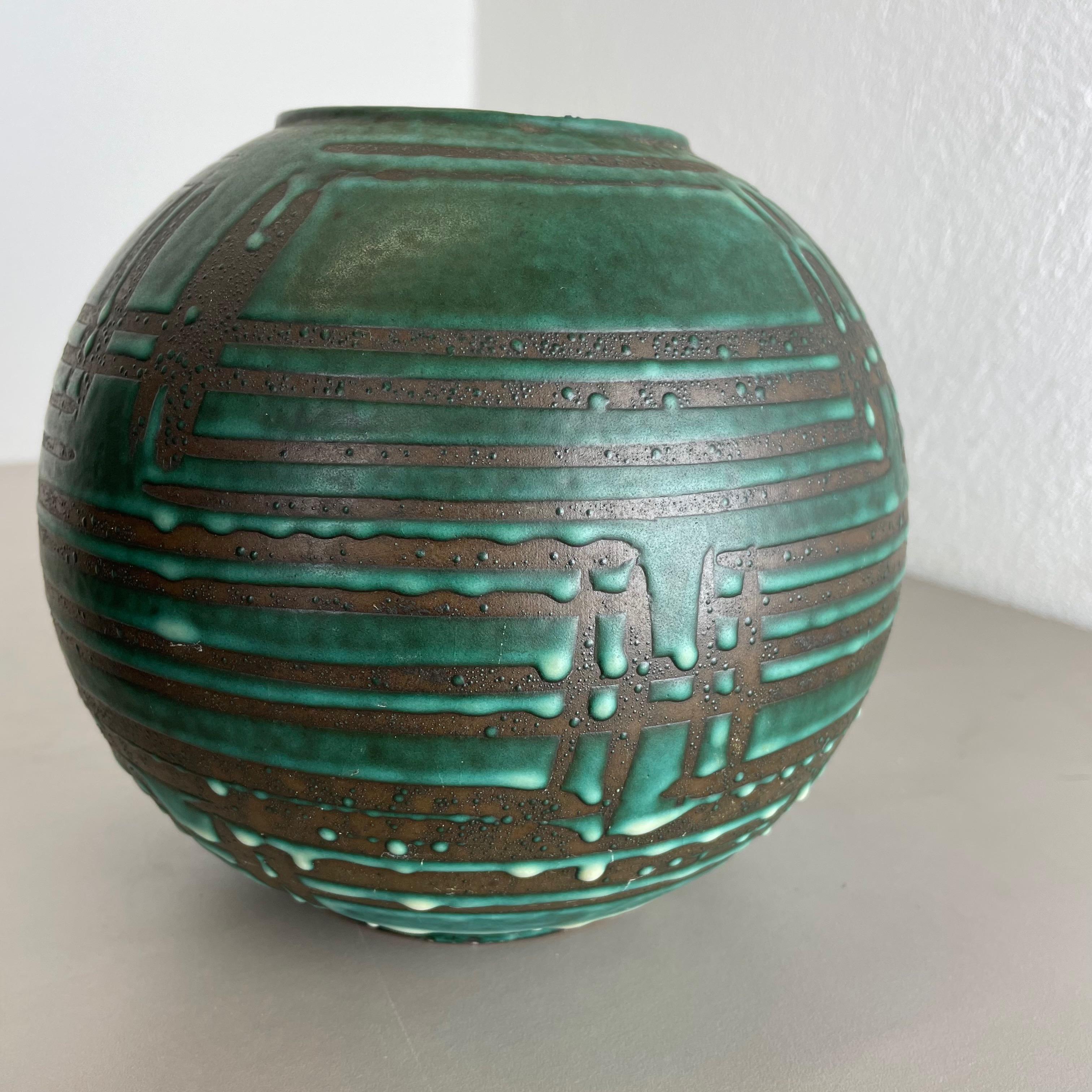 Satz von 2 Vasen aus fetter Lava-Keramik Heinz Siery Carstens Tönnieshof, Deutschland, 1970er Jahre im Angebot 7