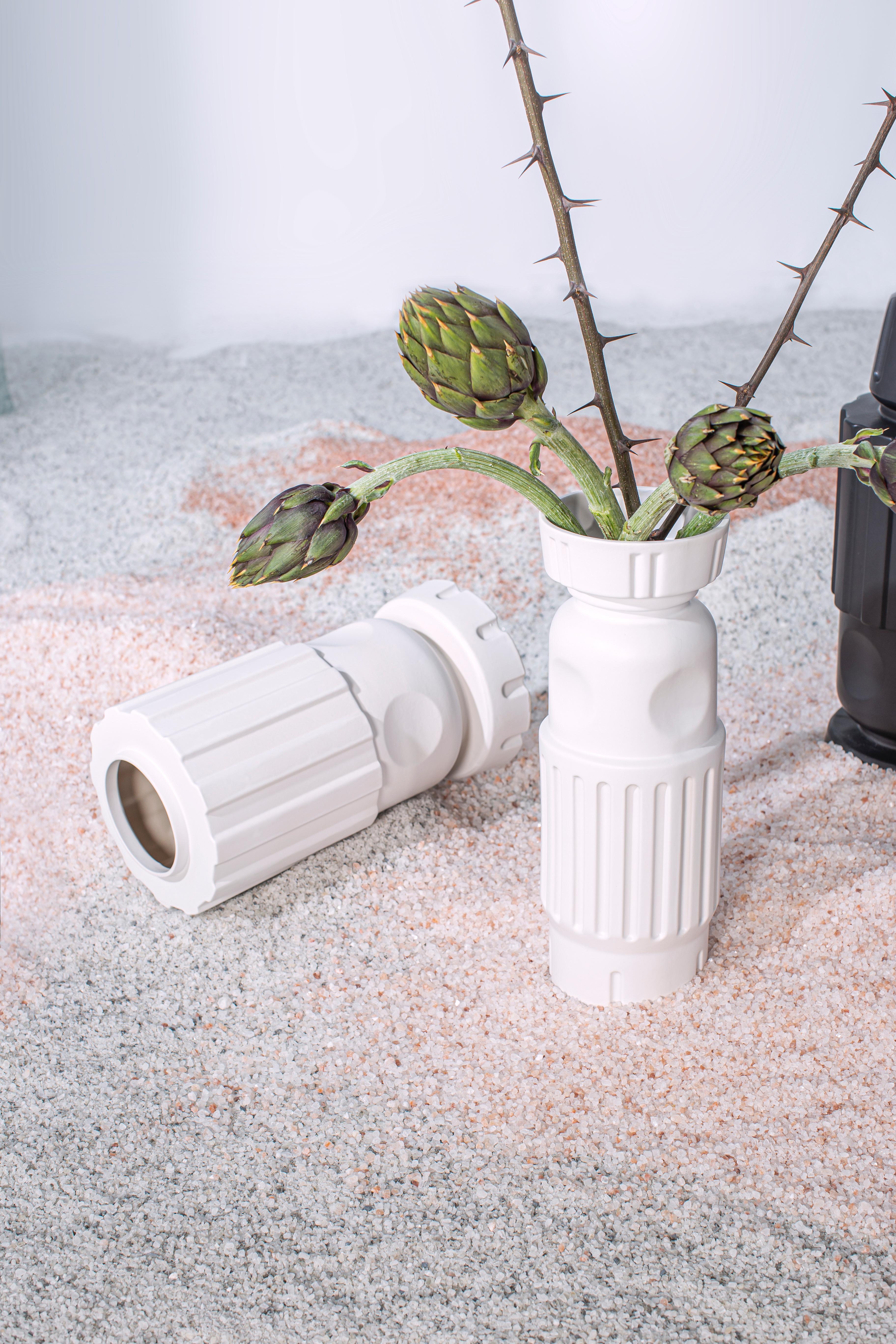 Set of 2 Fg Vases and Boxes by Pulpo In New Condition In Geneve, CH