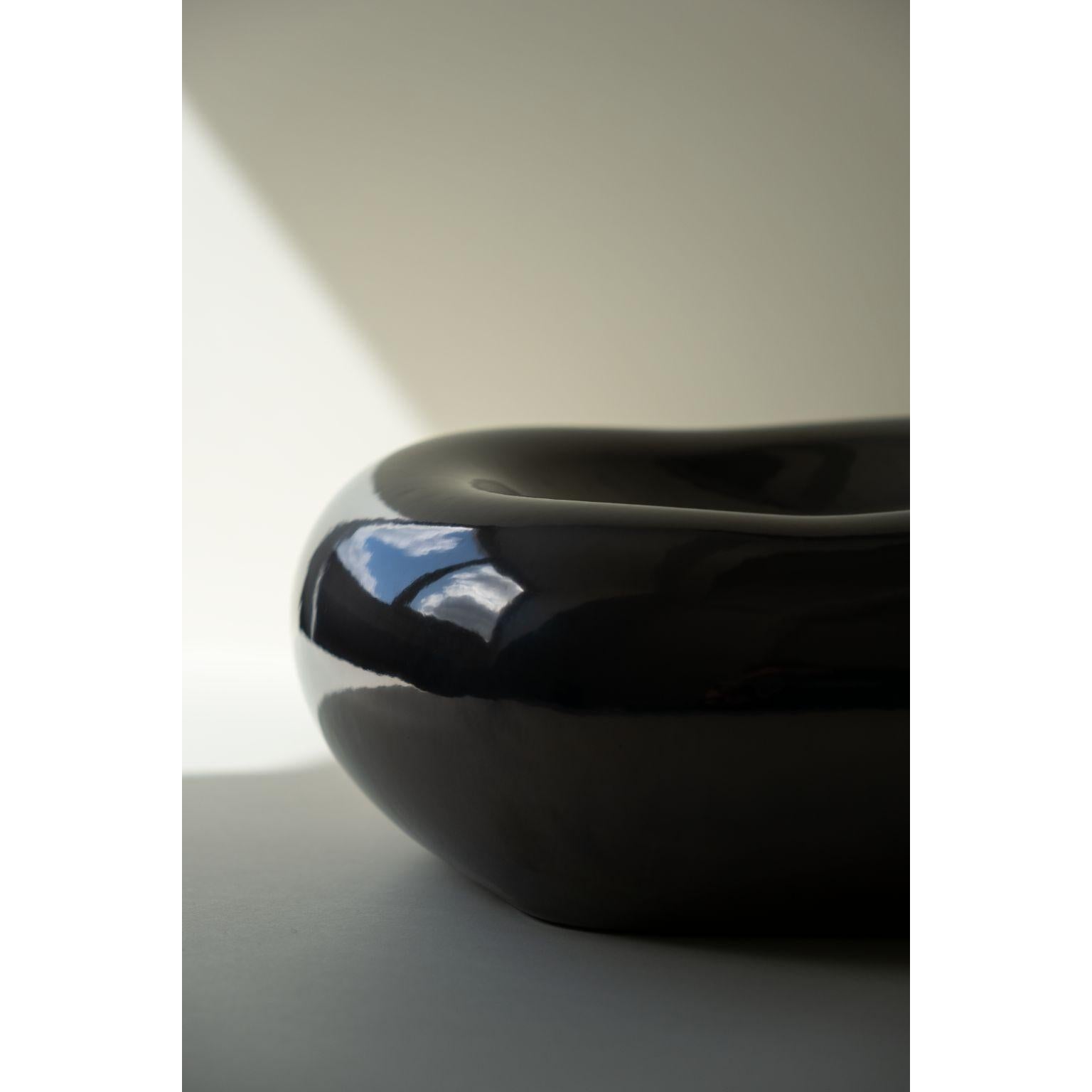 2er-Set Flexible geformte Vase 3 und Schale von Rino Claessens (Niederländisch) im Angebot