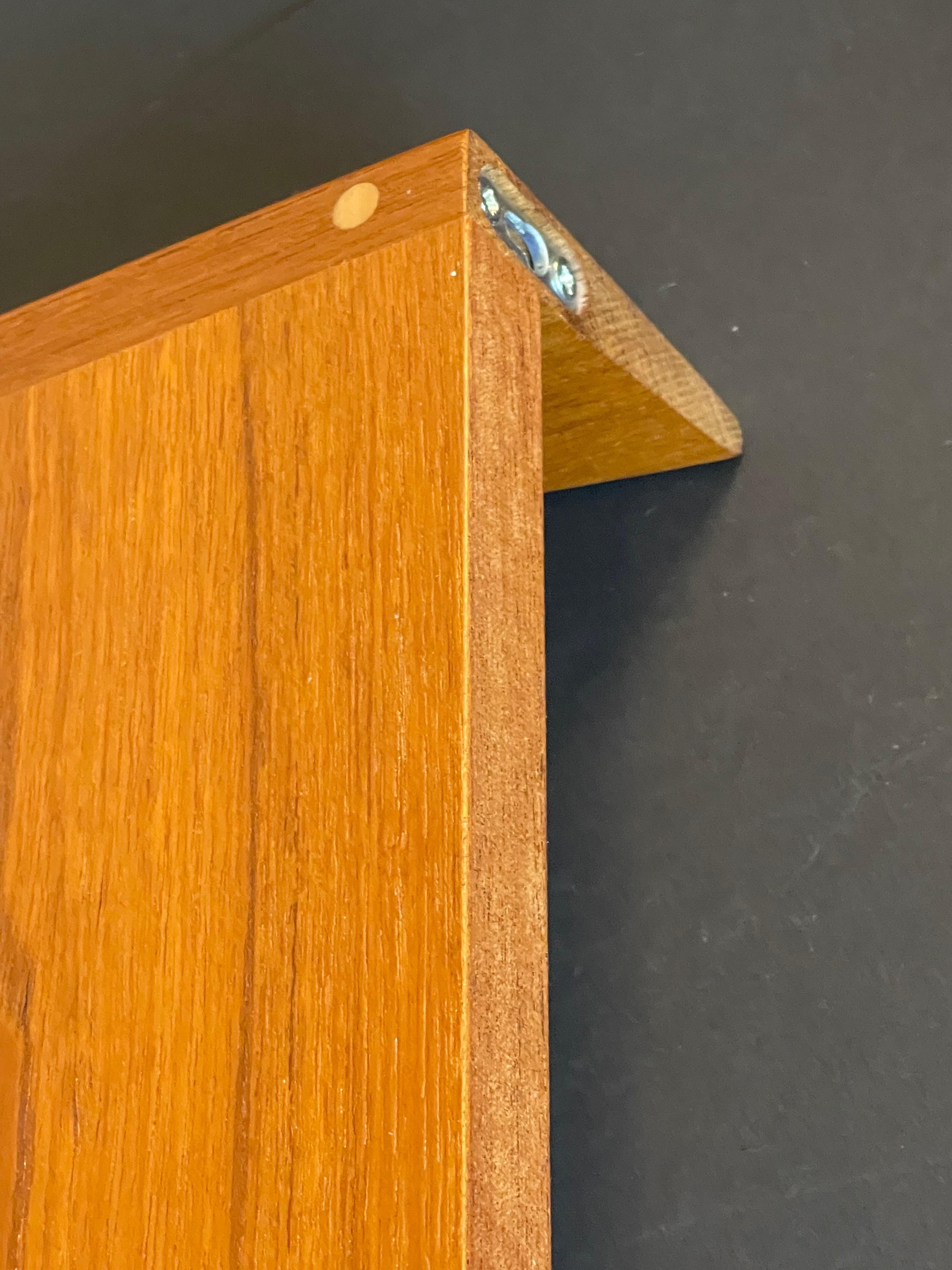 Set of 2 Floating Shelves, Teak by Kai Kristiansen for Fm Møbler, 1960s, Denmark For Sale 4