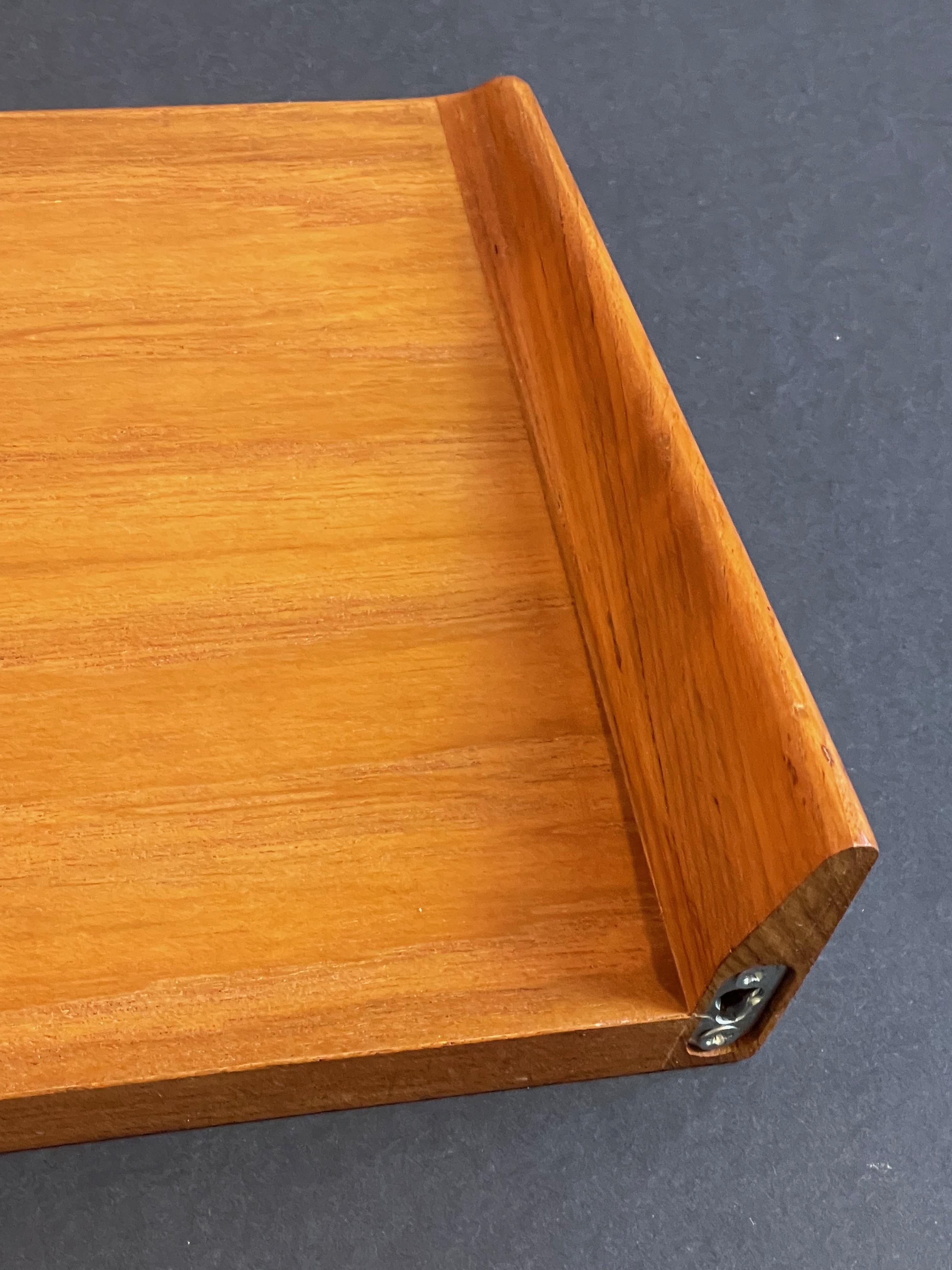 Set of 2 Floating Shelves, Teak by Kai Kristiansen for Fm Møbler, 1960s, Denmark For Sale 7