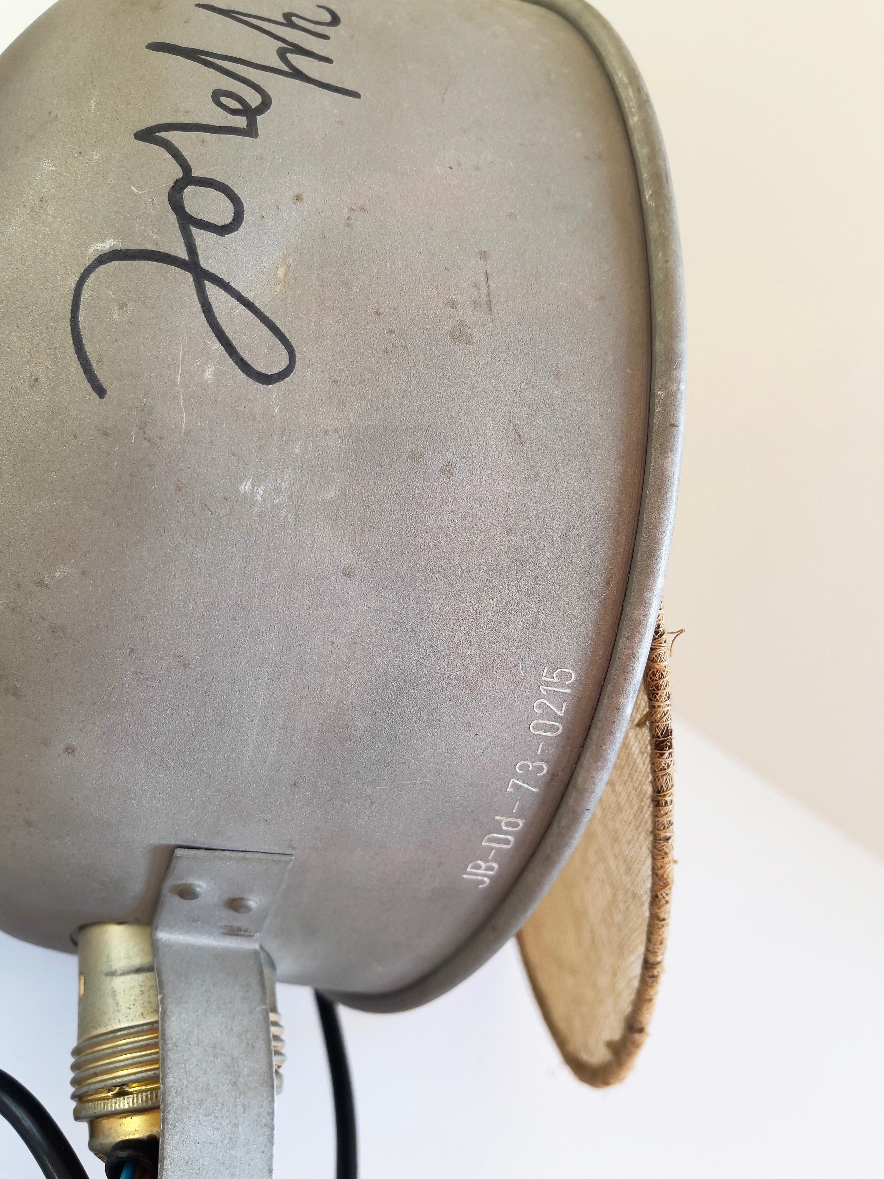 Set of 2 Floor Lamps, with Joseph Beuys' Autograph, Industrial 1950s, Germany For Sale 5