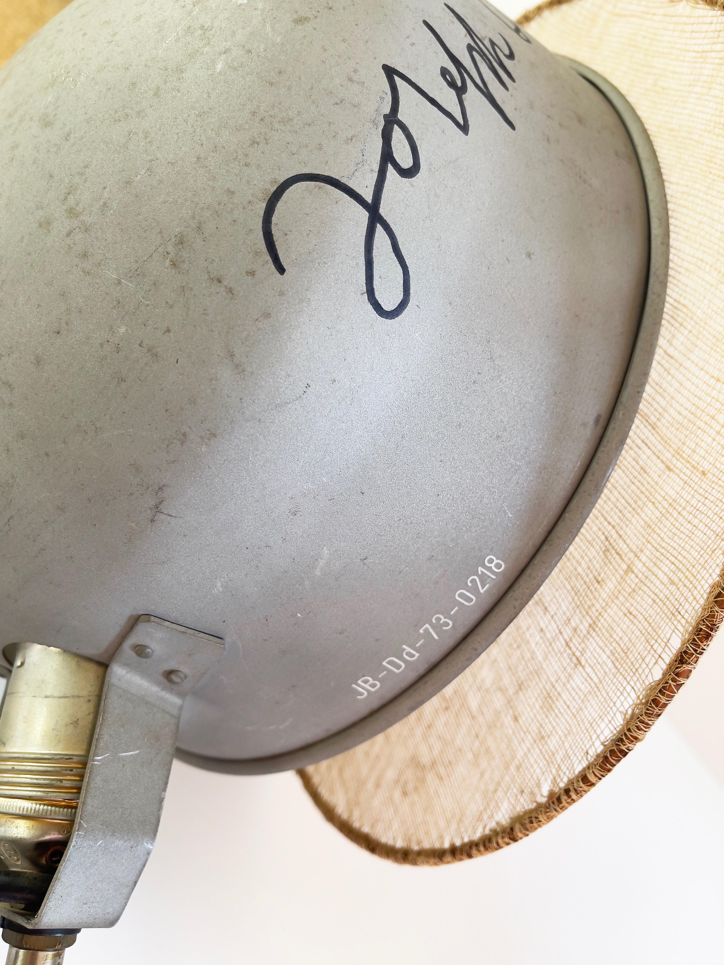 Set of 2 Floor Lamps, with Joseph Beuys' Autograph, Industrial 1950s, Germany For Sale 6