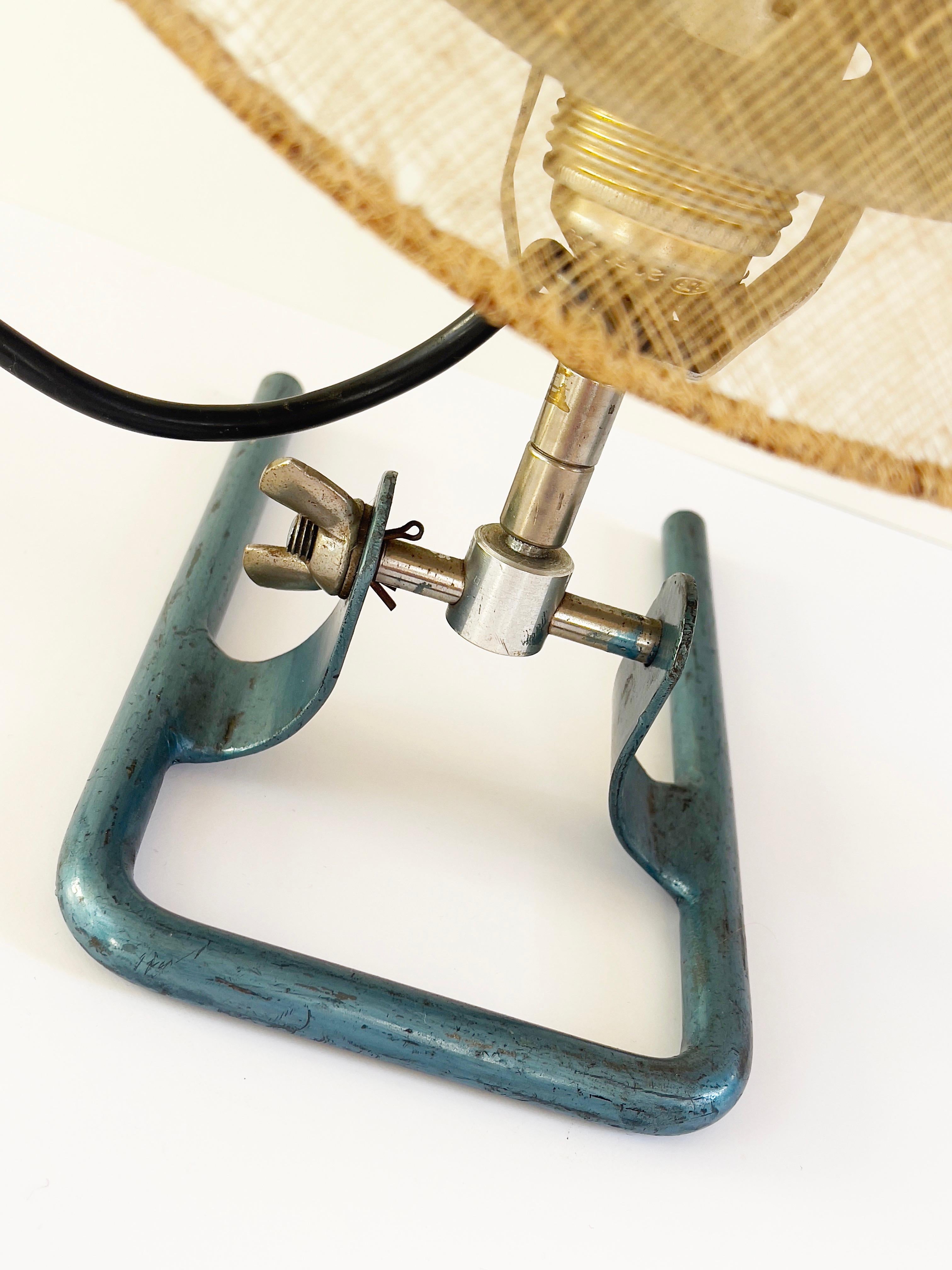 Set of 2 Floor Lamps, with Joseph Beuys' Autograph, Industrial 1950s, Germany For Sale 10