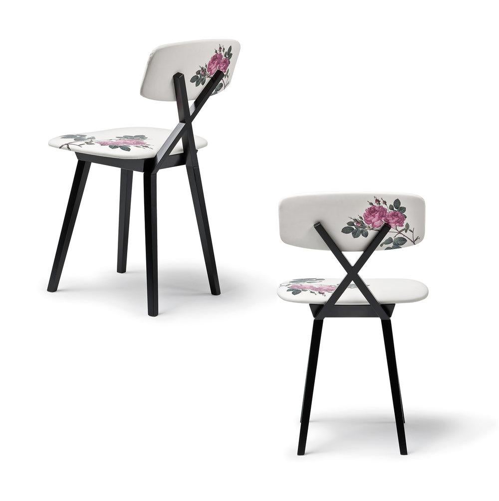 Modern Set of 2 Flower Dining Chairs, Designed by Nika Zupanc