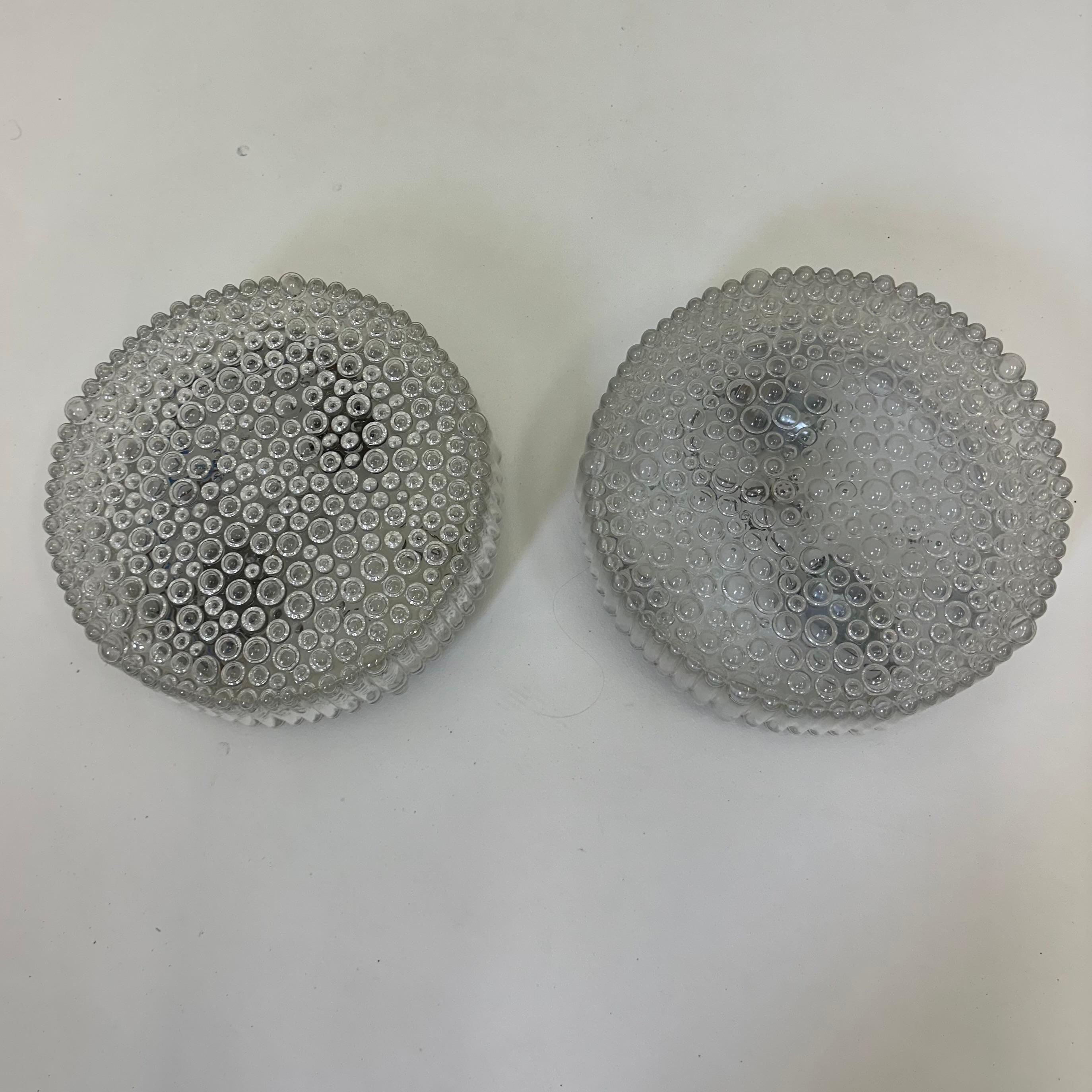 Ensemble de 2 plafonniers par staff leuchten, Allemagne, années 1970 en vente 3