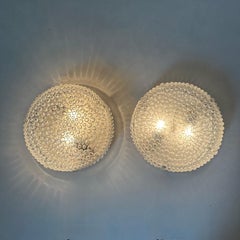 Set of 2 flush mount by staff leuchten , 1970s Germany