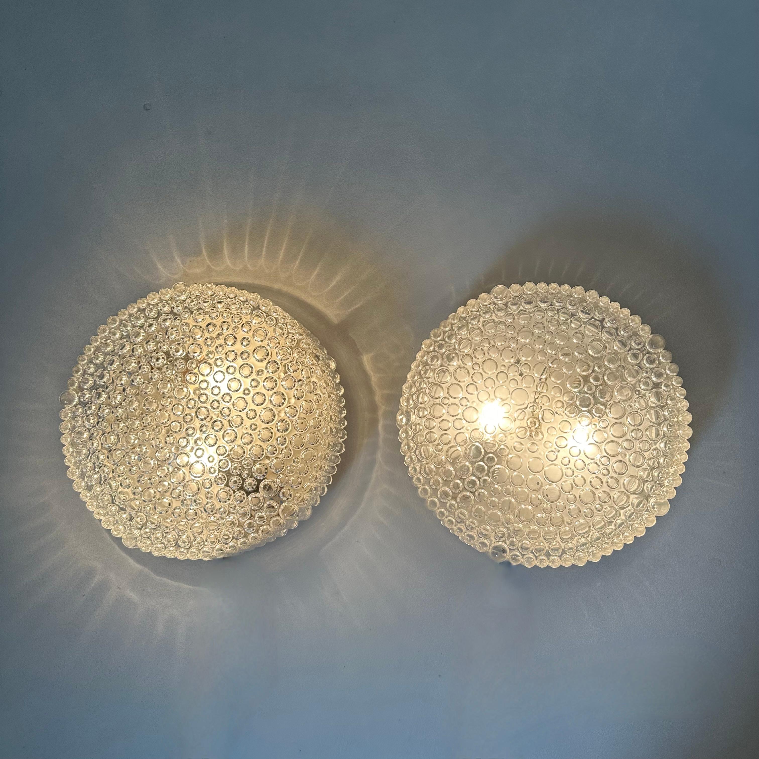 Allemand Ensemble de 2 plafonniers par staff leuchten, Allemagne, années 1970 en vente