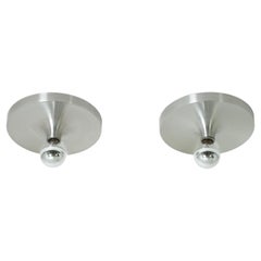 Set Of 2 Flush Mount Or Wall Lamps Charlotte Perriand Les Arcs, Germany 1970s