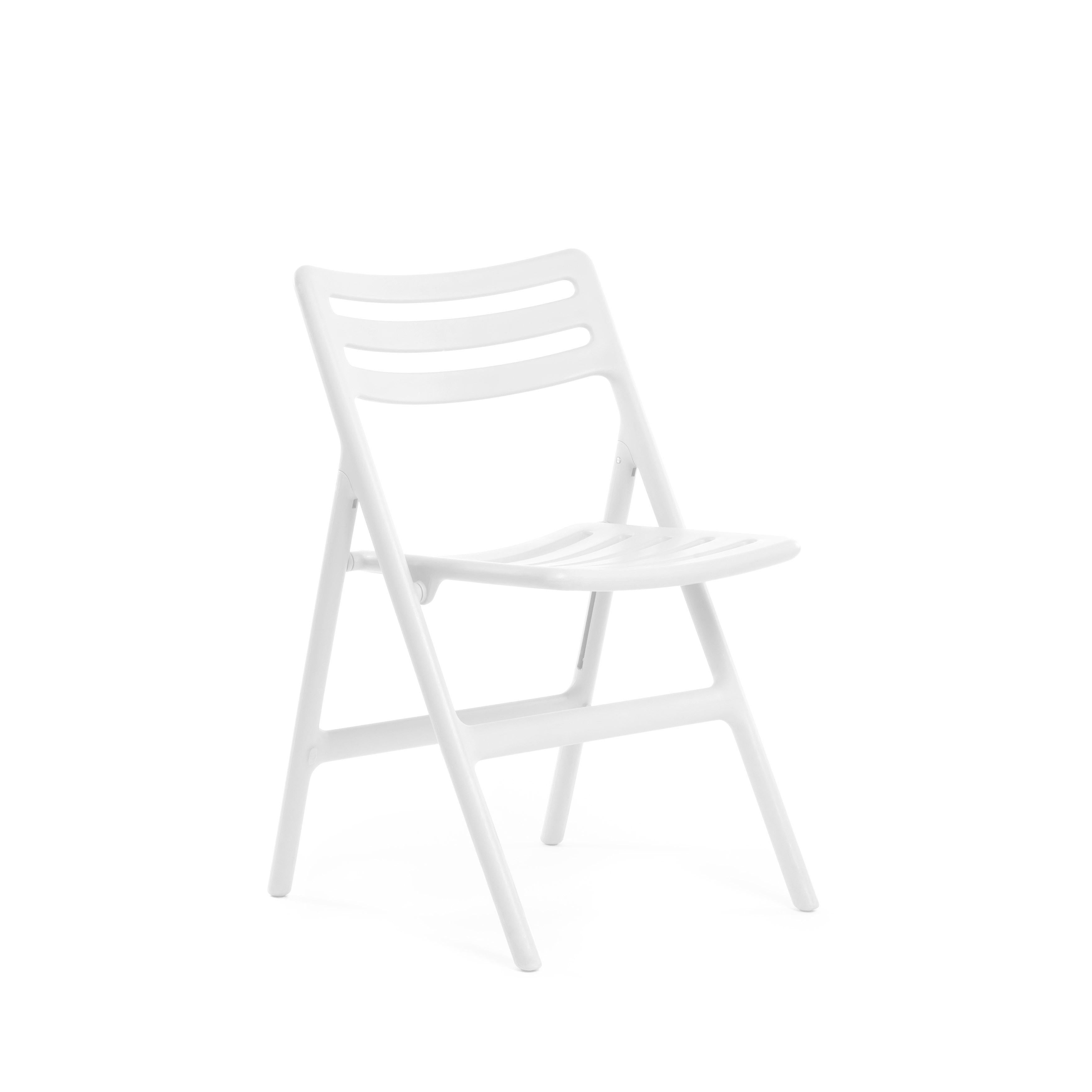 Lot de 2 fauteuils pneumatiques pliants en blanc  par Jasper Morrison  pour Magis en vente 4