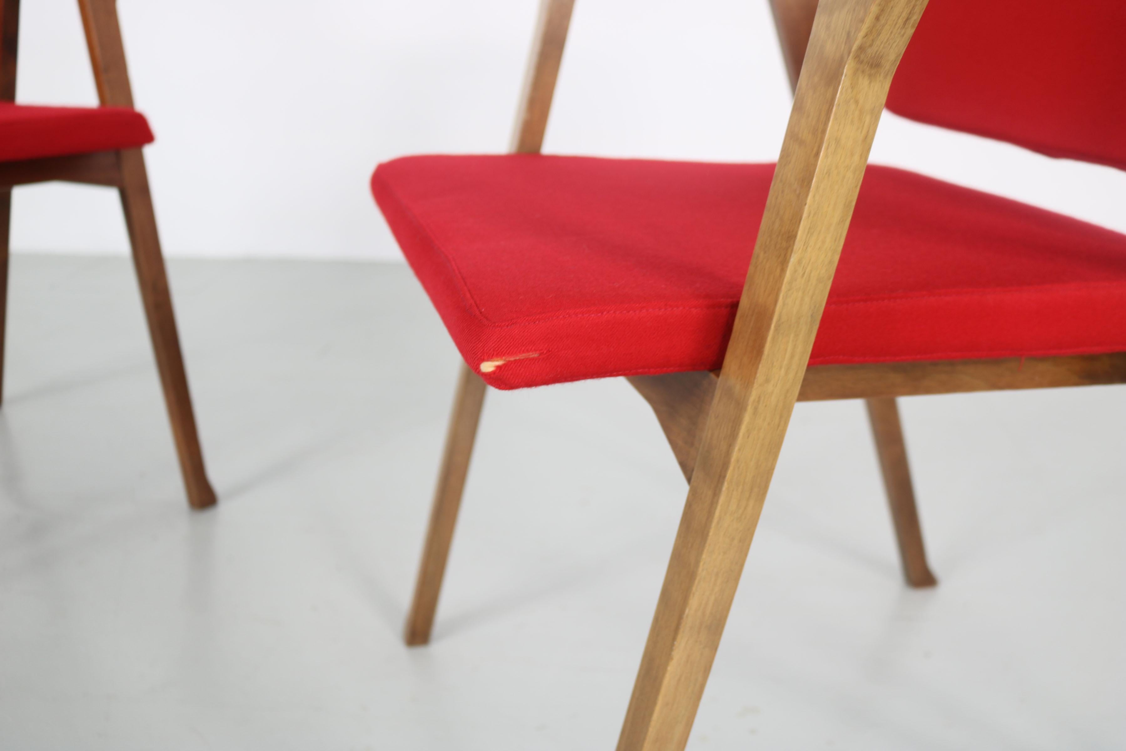 Ensemble de 2 chaises « Luxa » de Franco Albini, Production Poggi, Pavia en vente 6