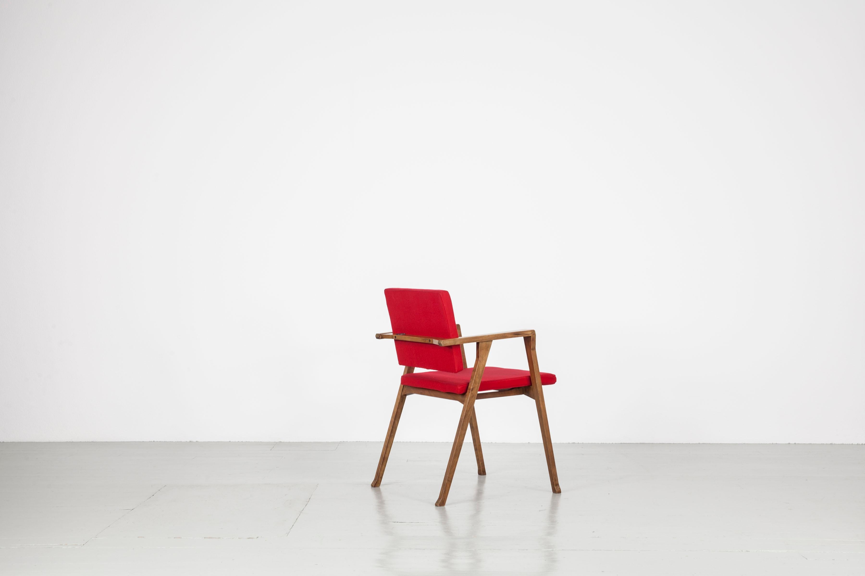 italien Ensemble de 2 chaises « Luxa » de Franco Albini, Production Poggi, Pavia en vente