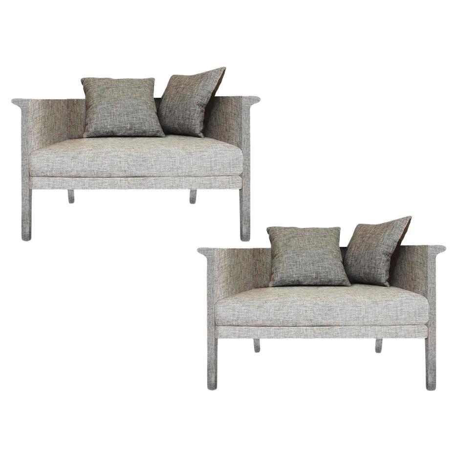Set of 2 Franz Armchair by Collector