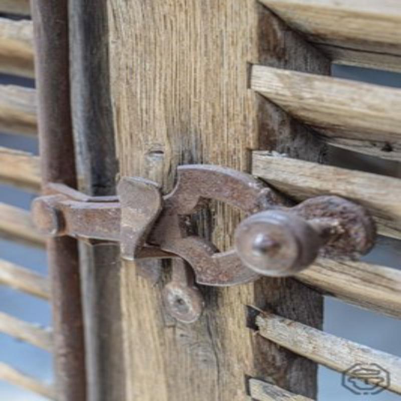 Set of 2 French Oak Chateau Doors For Sale 1
