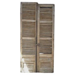 Set of 2 French Oak Chateau Doors