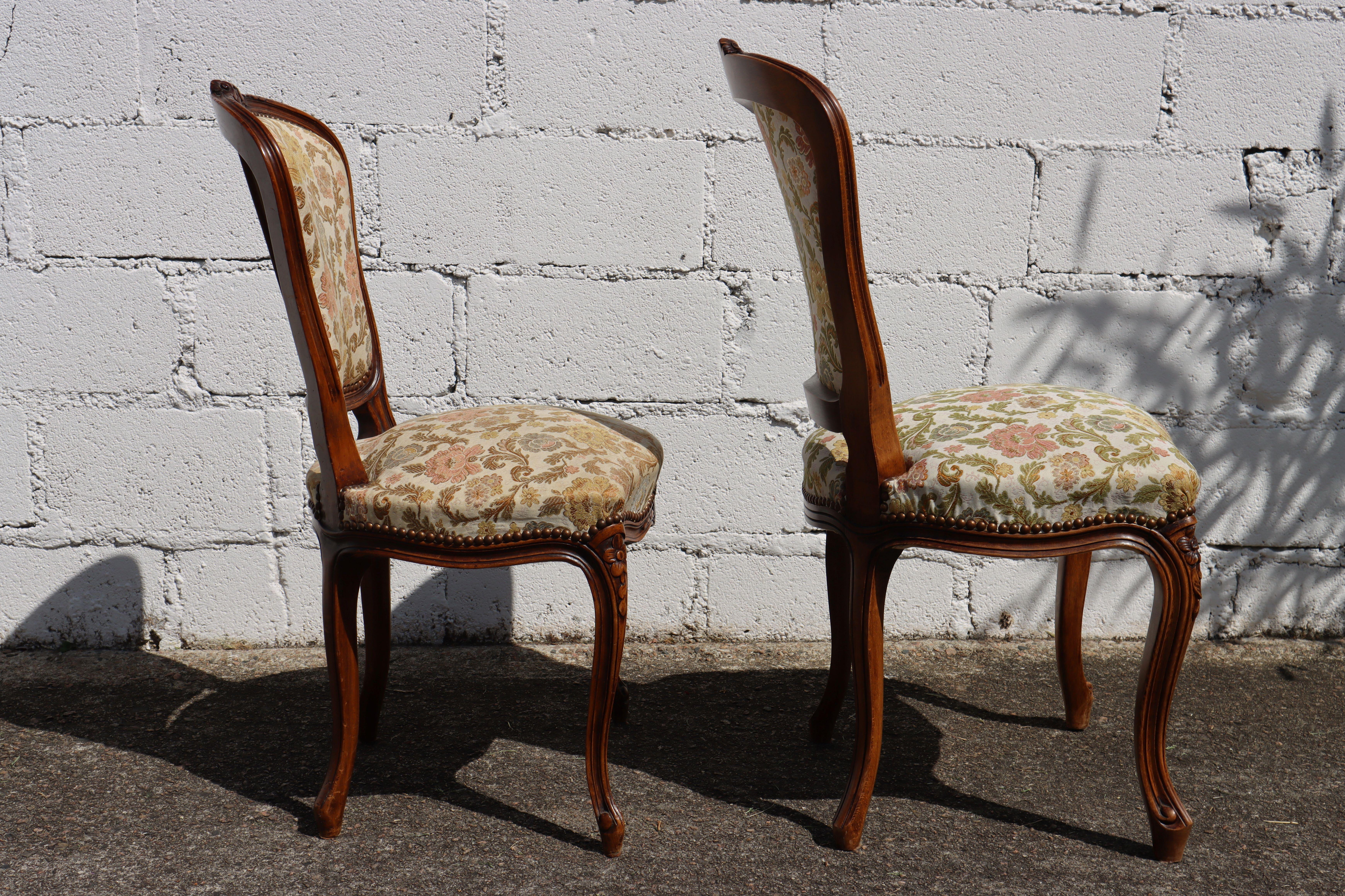 french vintage dining chairs