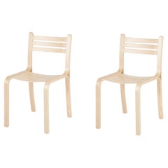 Set Of 2 Gabi Beech Chairs by Objekto