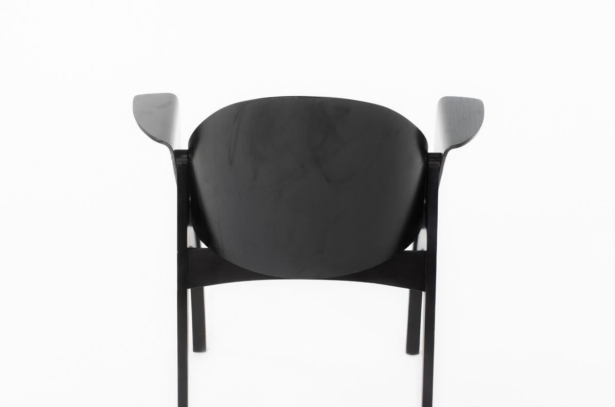 Set of 2 Galateo armchairs by Pascal Mourgue for Scarabat 1980 4