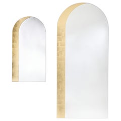 2er-Set „Gallery L & S“-Wandspiegel mit Blattgold-Finish von Deknudt Mirrors