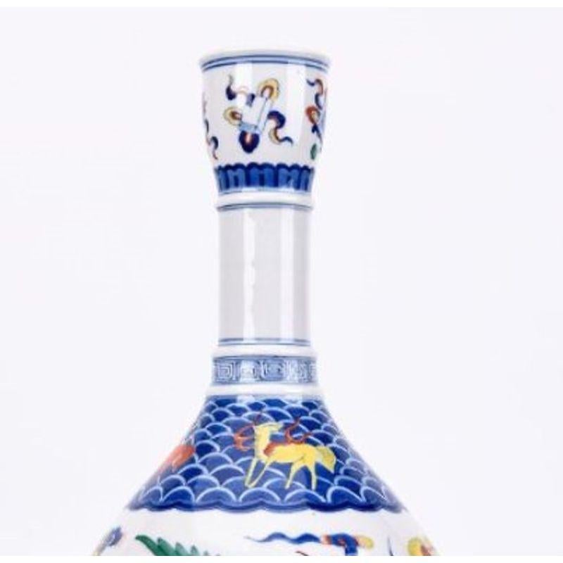 Smaltato Set di 2 bottiglie con testa d'aglio di WL Ceramics in vendita