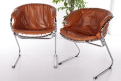 Set of 2 Gastone Rinaldi Dining Room Chairs Model Flynn, 1970 Italy