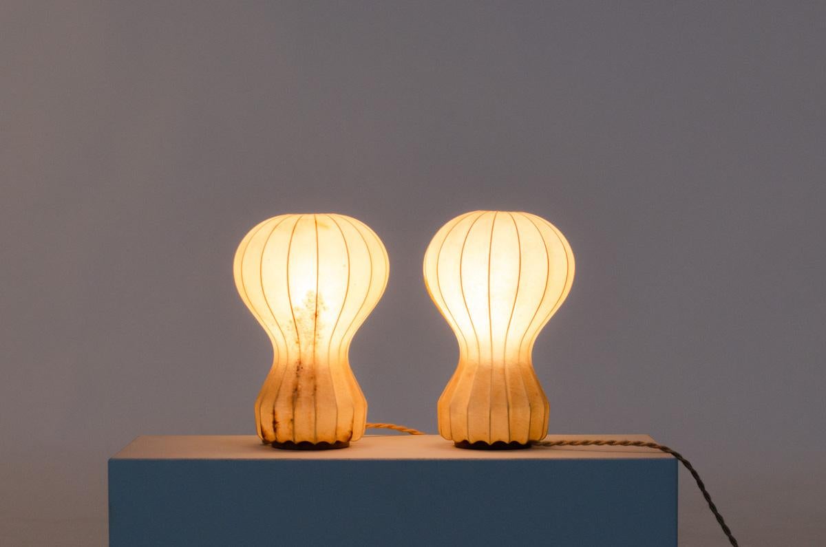 Set of 2 Gatto Piccolo Lamps by Achille&Pier Giacomo Castiglioni for Flos, 1960 7