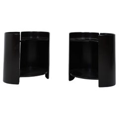 Retro Set of 2 Gea Wooden Side Tables by Kazuhide Takahama for Gavina, 1960s