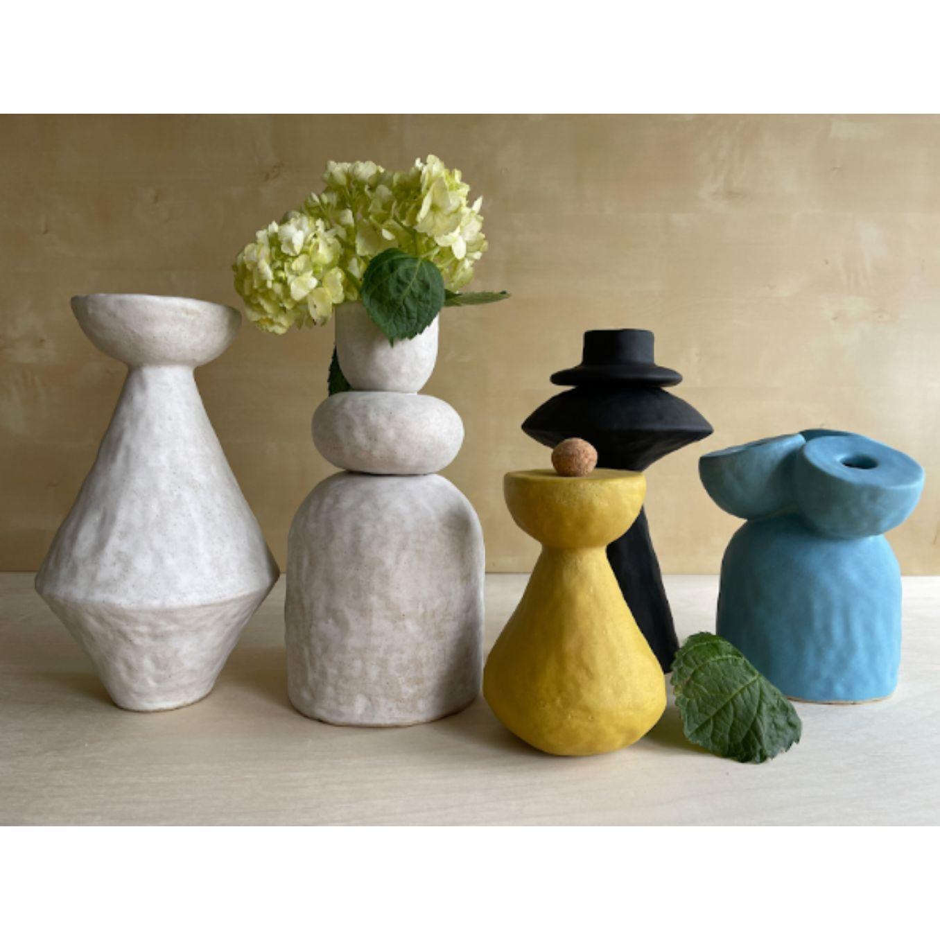 Ceramic Set Of 2 Georgia and Sadie Vase by Meg Morrison