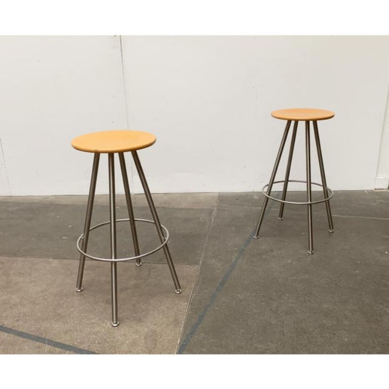 Allemand Ensemble de 2 tabourets de cuisine ou de bar allemands Duktus de Bulthaup en vente