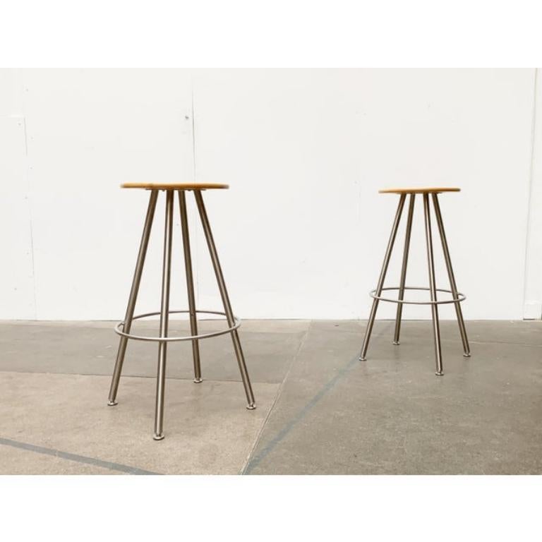 Ensemble de 2 tabourets de cuisine ou de bar allemands Duktus de Bulthaup Excellent état - En vente à Hamburg, DE