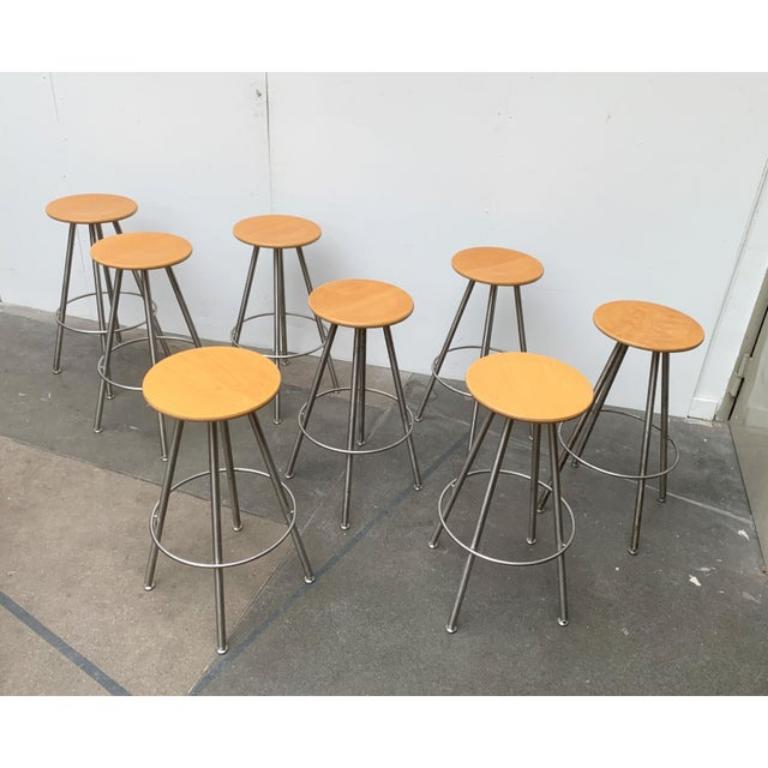 Ensemble de 2 tabourets de cuisine ou de bar allemands Duktus de Bulthaup en vente 1