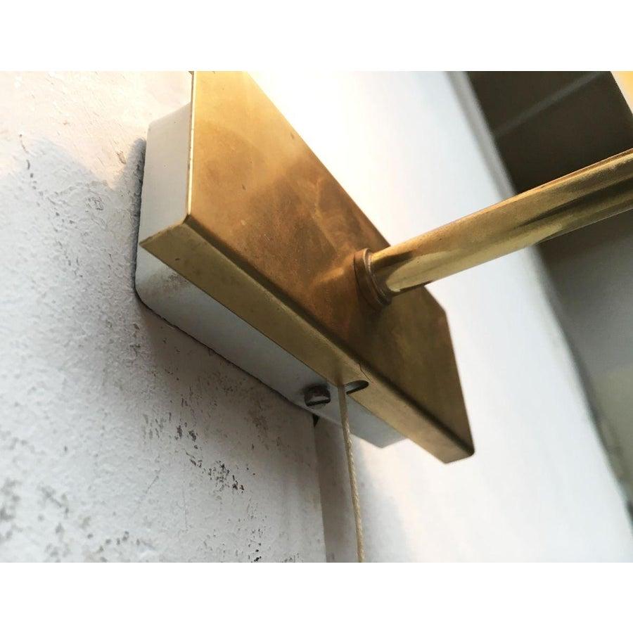 Set di 2 lampade tedesche di metà secolo in ottone e vetro di Doria Leuchten in vendita 5