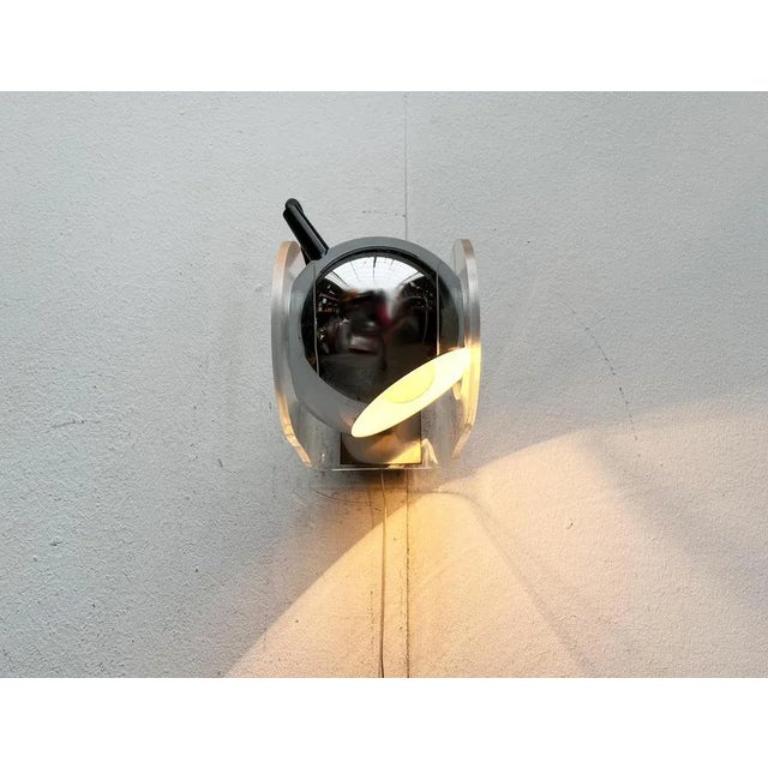 Juego de 2 lámparas de pared alemanas Modelo 540 al estilo de Gino Sarfatti, años 60 Moderno de mediados de siglo en venta