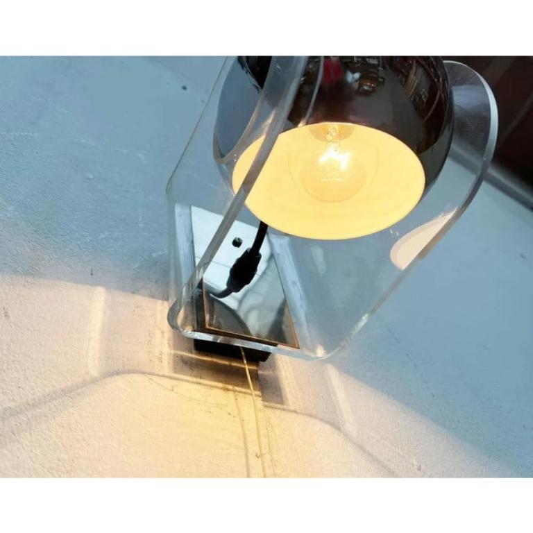 Juego de 2 lámparas de pared alemanas Modelo 540 al estilo de Gino Sarfatti, años 60 en Excelente estado para la venta en Hamburg, DE
