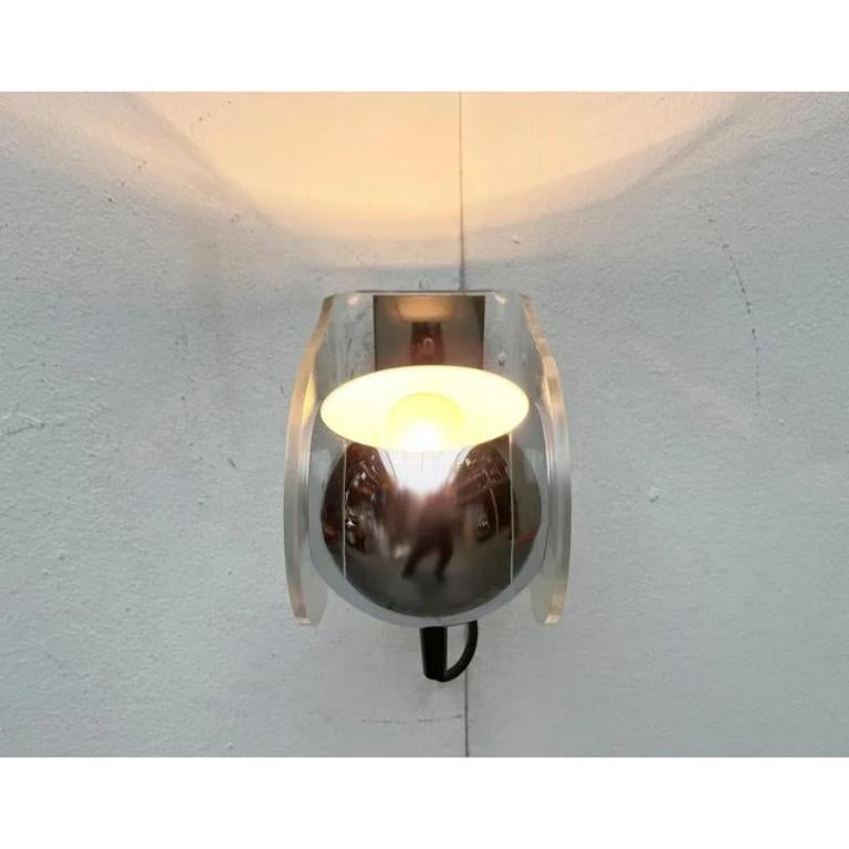 Juego de 2 lámparas de pared alemanas Modelo 540 al estilo de Gino Sarfatti, años 60 siglo XX en venta
