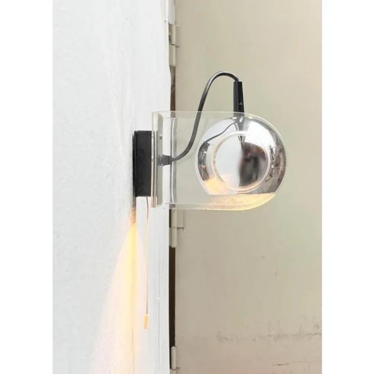 Juego de 2 lámparas de pared alemanas Modelo 540 al estilo de Gino Sarfatti, años 60 en venta 1