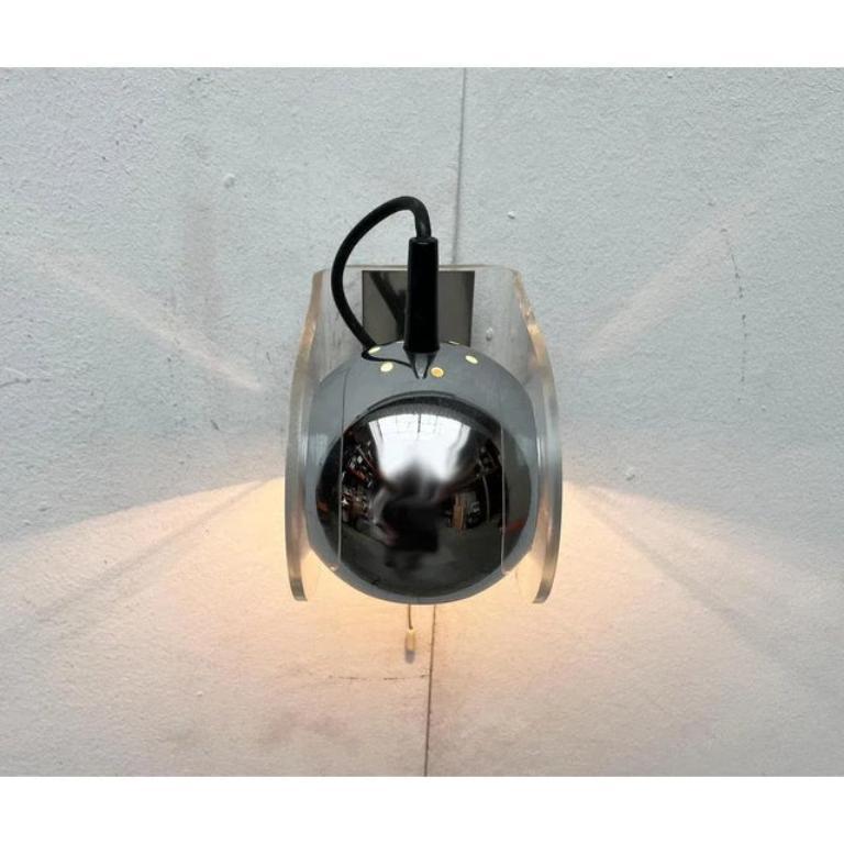 Juego de 2 lámparas de pared alemanas Modelo 540 al estilo de Gino Sarfatti, años 60 en venta 2