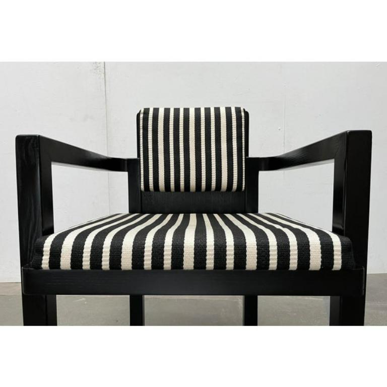 Ensemble de 2 fauteuils allemands modèle D51 Fagus avec coussin à motif Bauhaus, années 1920 en vente 4
